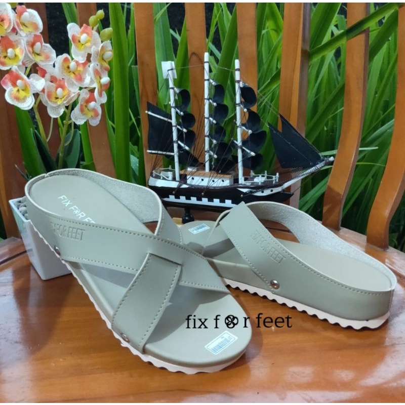 fahrie shoes sendal flat wanita tali silang fh-49