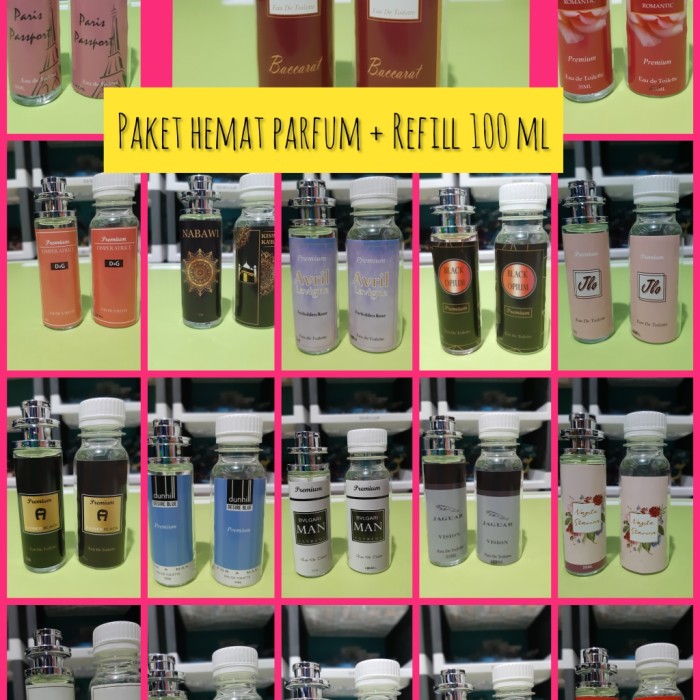 Parfum Thailand 35 ml bonus refill 100 ml untuk 3x isi