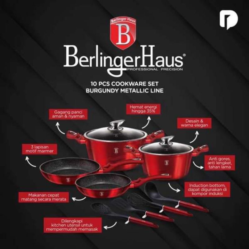 Berlinger Haus 10 pcs Cookware Set 
