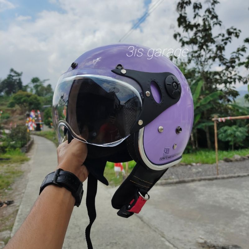 HELM BOGO PILOT ITALY RETRO FULL LEHER SNI PRIA WANITA DEWASA ORIGINAL PREMIUM