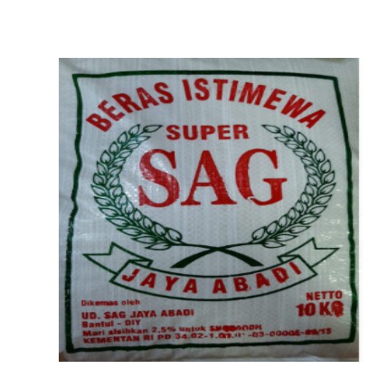 

Beras SAG SUPER 10 KG