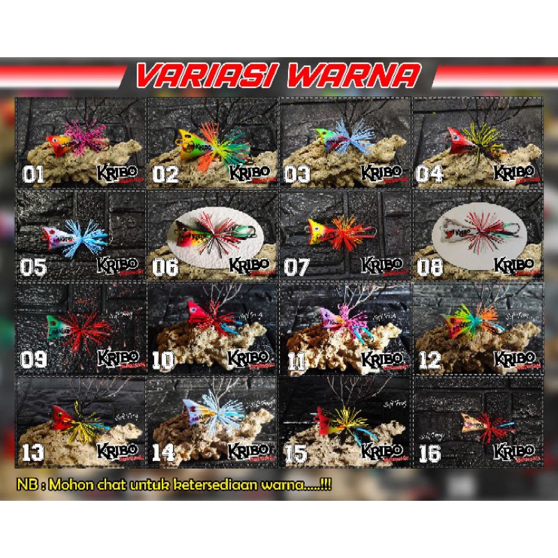 Jaws Frog umpan ikan Gabus/Toman