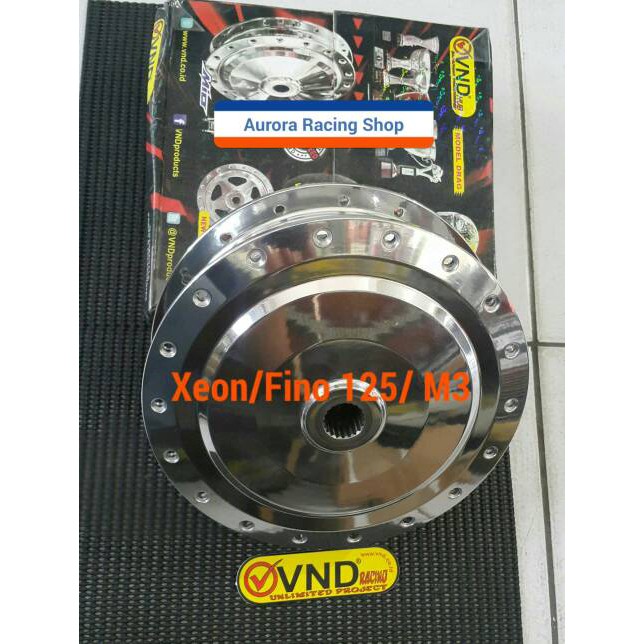 Tromol Belakang XEON/FINO 125/ M3 ~ VND Chrome Polish