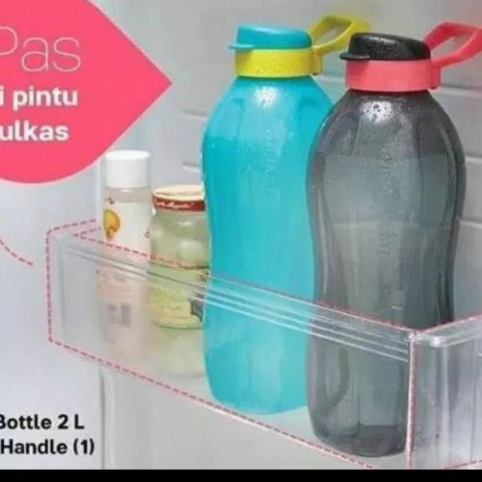 Botol minum eco bottle 2 liter Biru Tosca Hitam