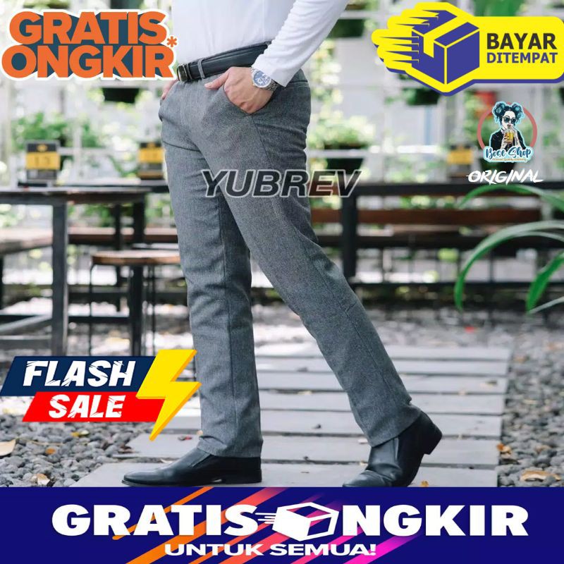 Celana Kerja Kantor Pria Original Full Woll ! Review Artis