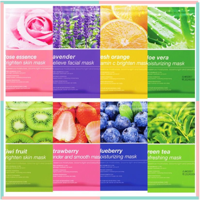 NEW BIOAQUA FRUIT SHEET MASK MASKER WAJAH BQ021