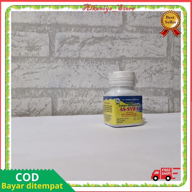 Obat Gurah As Syifa Kapsul Kesehatan Bronfit Kapsul Gurah Herbal As-Syifa Original Terbaru BPOM