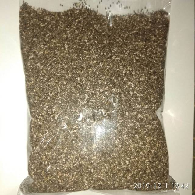 

Chia seed 500 gr setengah kilo cia ciya Sid sit makanan herbal diet alami