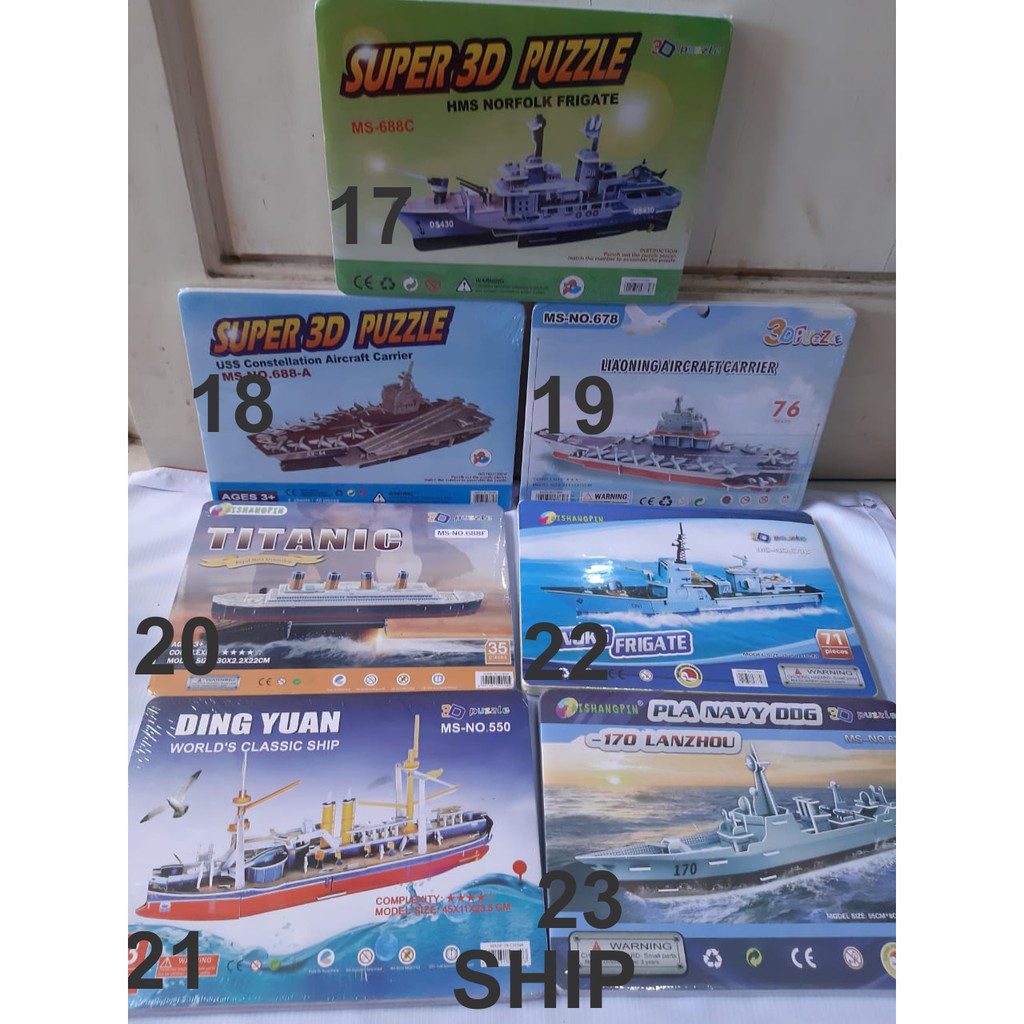 3D PUZZLE puzzle anak ukuran besar DIY/ prakarya anak