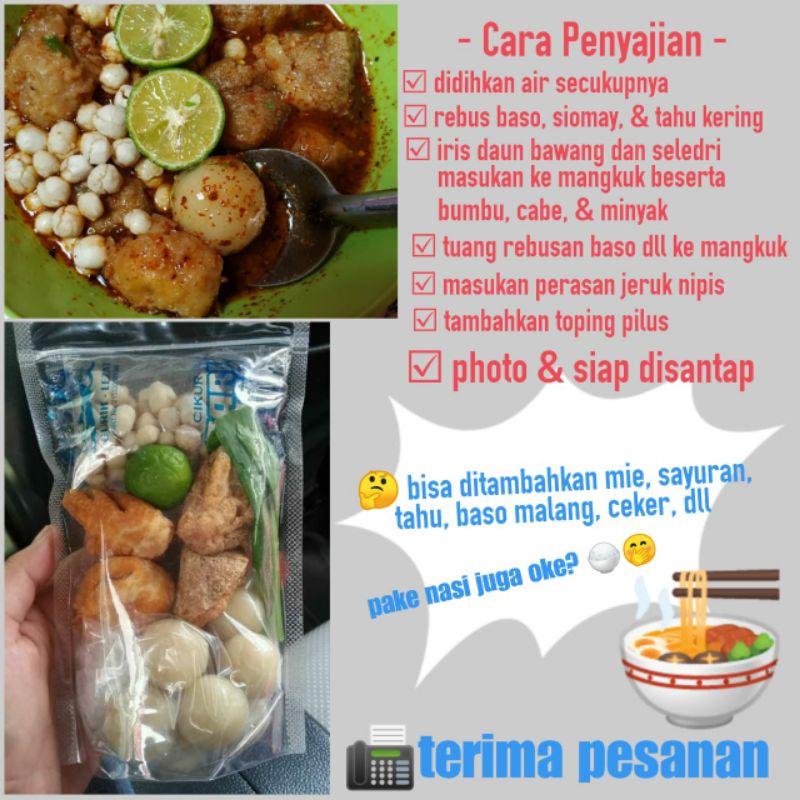 

BACIKUH / Baso Aci Kuah Hot (1 Pack) Langsung dikirim jika stok ready