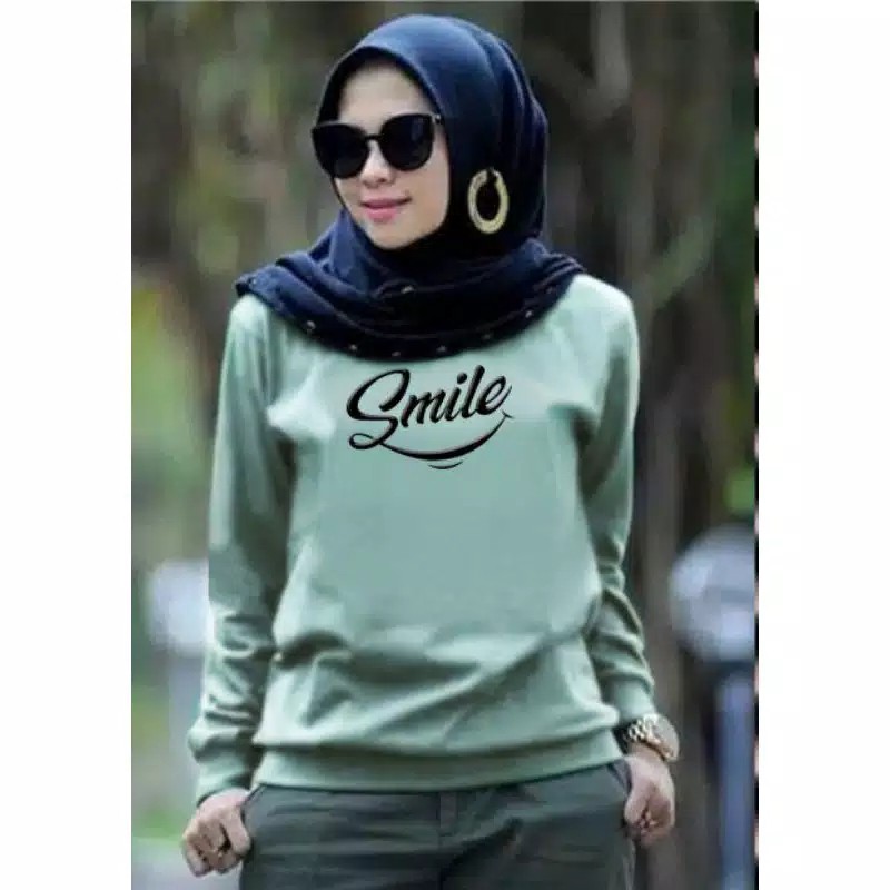 SWEATER SMILE / Mat Babyterry - All Size Fit to L