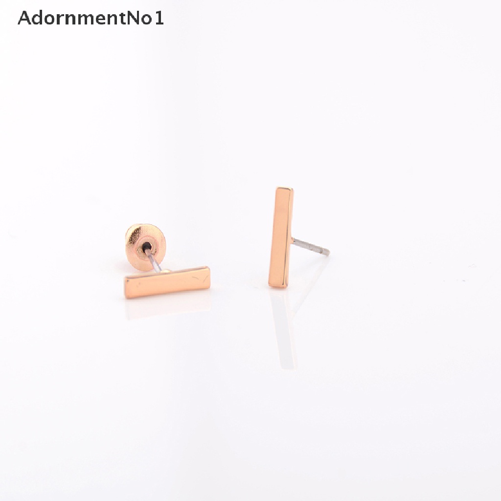 (AdornmentNo1) Anting Tusuk Bentuk T Model Punk / Simple Untuk Wanita