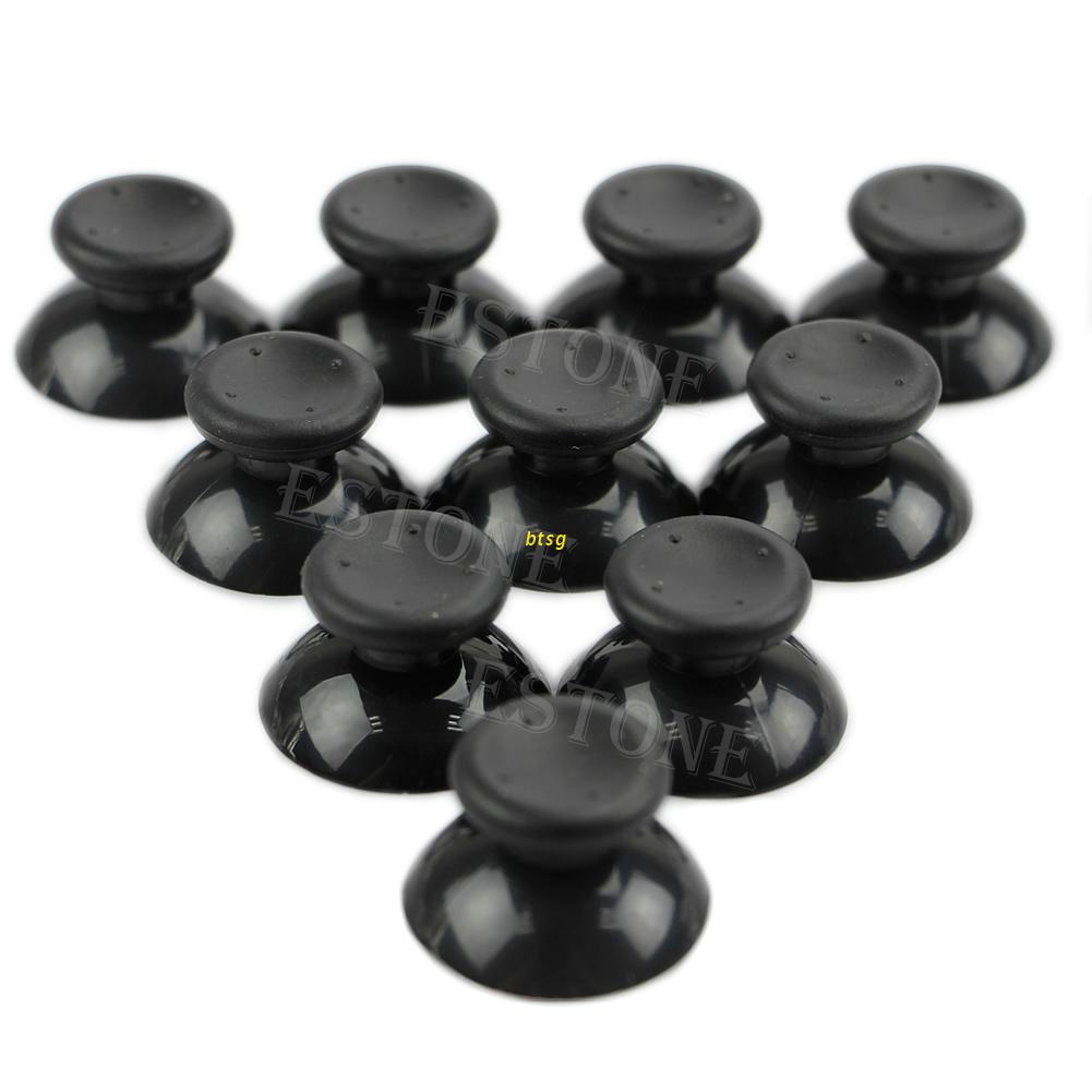 Btsg 10pcs Cap Thumbstick Analog Bahan Karet Untuk Controller Microsoft Xbox 360