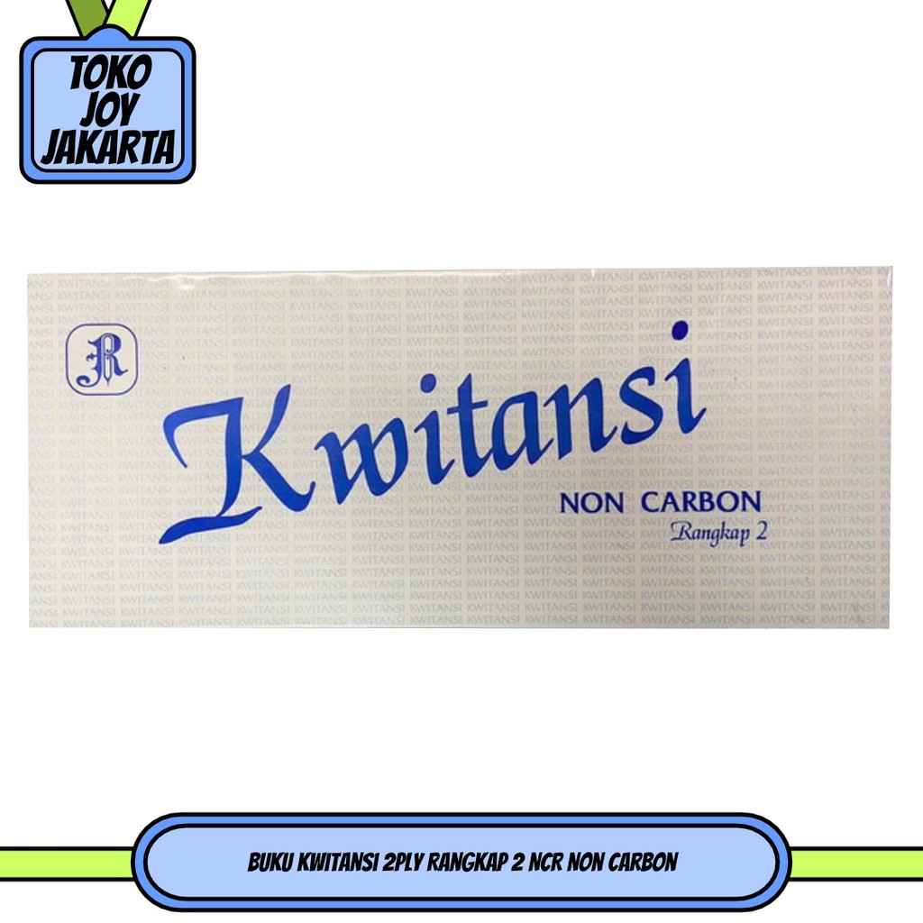 

Buku Kwitansi 2ply Rangkap 2 NCR Non Carbon
