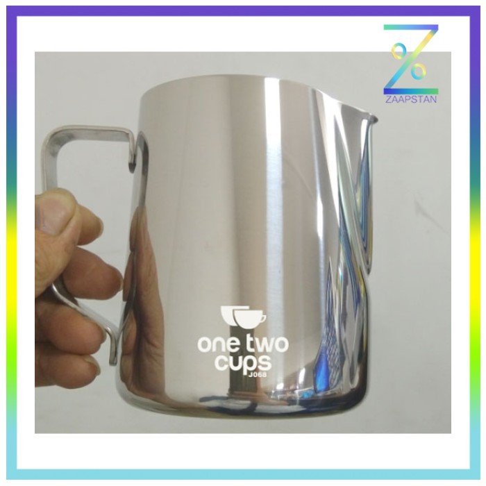 OneTwoCups Gelas Pitcher Kopi Espresso Latte Art Stainless Steel 600ml