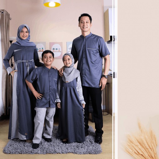 SARIMBIT KELUARGA EKSIS 76 DEEP GREY / KOKO KASEO 68 / GAMIS GISSEL 217 DEEP GREY / ORIGINAL SEPLY