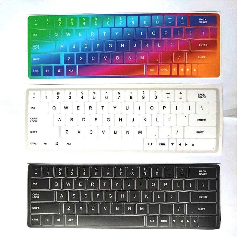 stiker keyboard Inggris / US