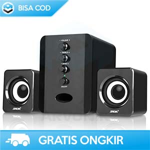 SPEAKER STEREO 2.1 AKTIF SUBWOOFER 6 inch BY SADA D-202 USB POWER ORI