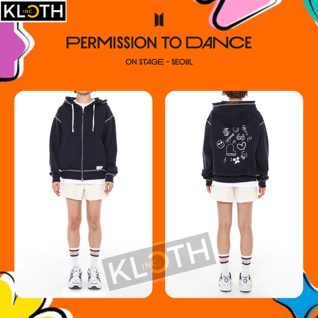 [PTD] Hoodie BTS Permission to Dance On Stage Seoul 2 Concert Jahitan Luar Premium Unisex