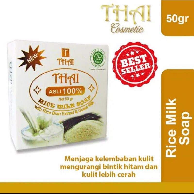 THAI Rice milk Soap 50gr - Sabun Beras