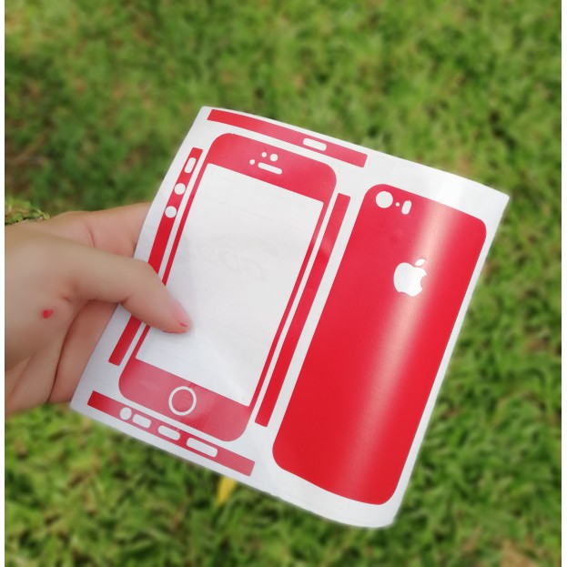 Promo Garskin RED MATTE Iphone 4 5 6 6+ 7 x