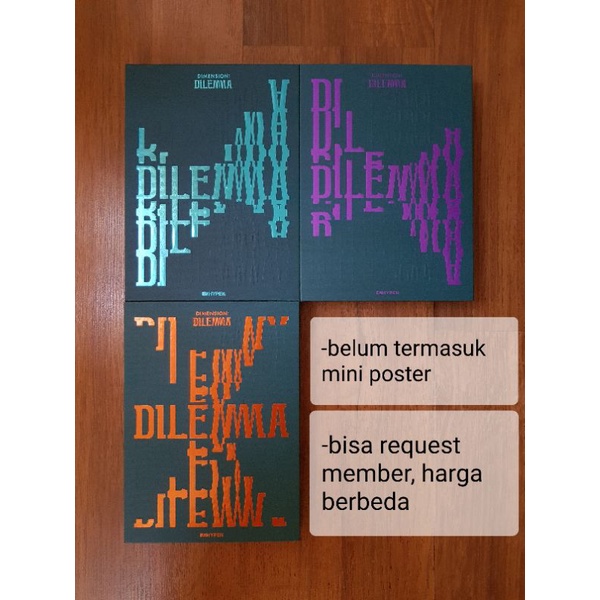 Album Only Unsealed Enhypen Dimension : Dilemma Scylla Charybdis Odysseus Fullset Minus PC / Holo Ph