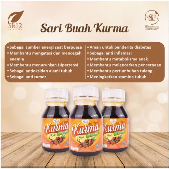 

SR12 Sari Buah Kurma / Sari buah Kurma Asli 350gr