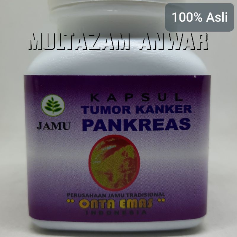 KAPSUL TUMOR KANKER PANKREAS
JAMU TRADISIONAL ONTA EMAS