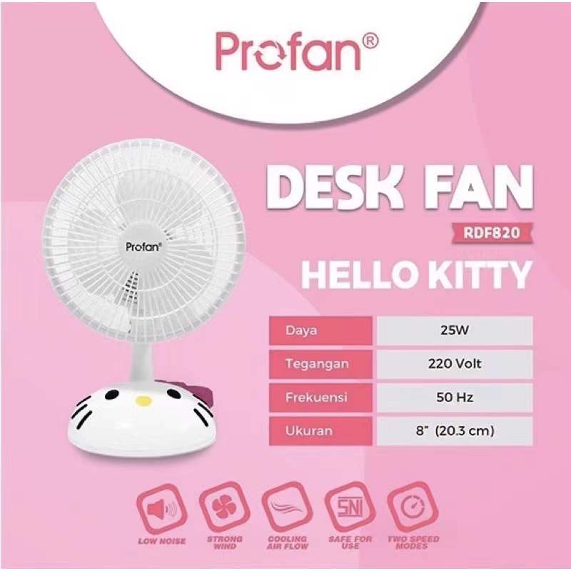 KIPAS ANGIN MEJA DUDUK DORAEMON 8&quot; KENCANG DESK FAN 8 INCH SWING KIRI KANAN