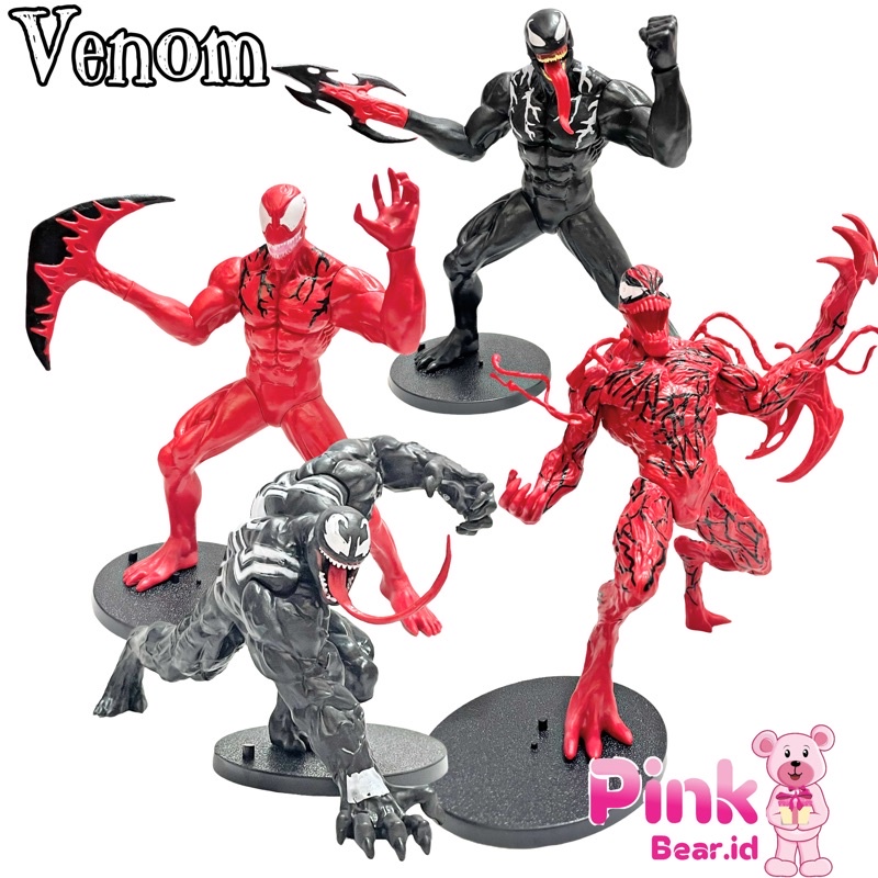 Action Figure Venom/Cardige/ Spiderman iron Avengers iron