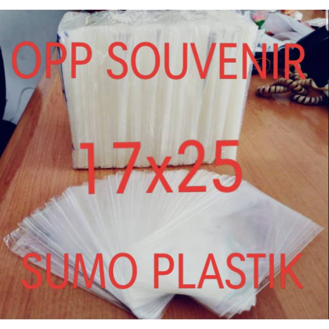 

PLASTIK OPP SOUVENIR 250 GRAM 17x25