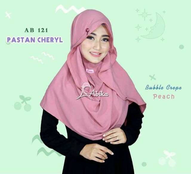 [Terbaru] Hijab Abika Pashmina Instan Pastan Cheryl Ready