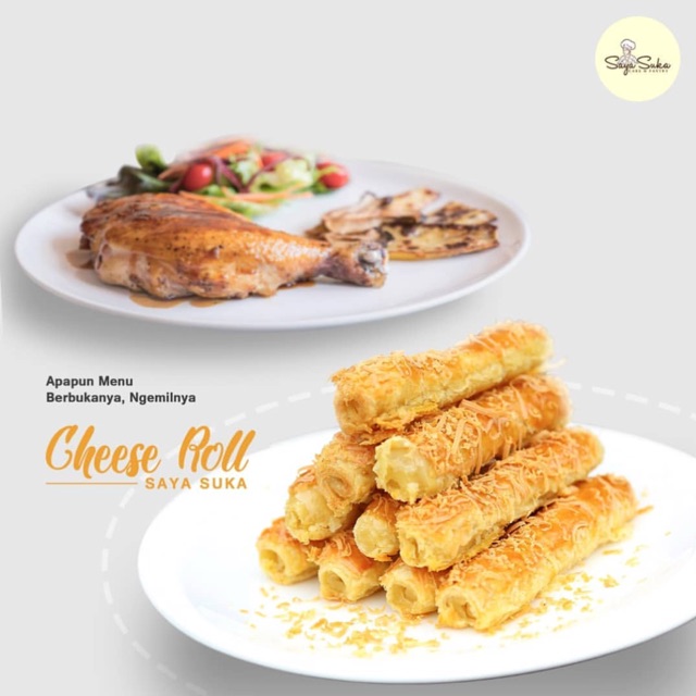 Cheese Roll Kue Keju Keju Roll Oleh Oleh Bandung Shopee Indonesia