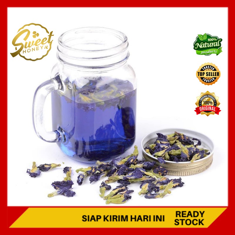 

KOMPLIT! Detoxtea Wedang Teh Bunga Telang Daun Pandan Jahe Kering Sereh Herbal Anti Batuk Asma