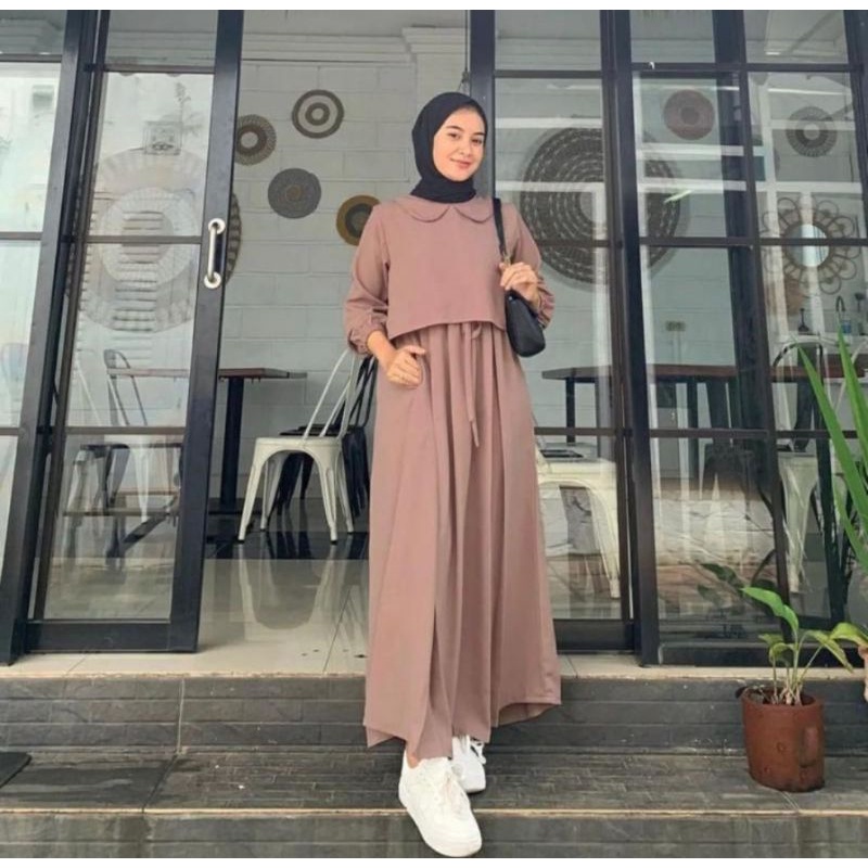 Niami Dress GAMIS WANITA TERBARU SUPER PREMIUM CRINKLE