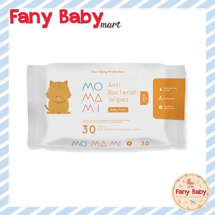 MOMAMI ANTI BACTERIAL WIPES - BABY FRESH