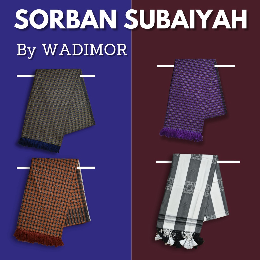 Sorban wadimor jaguar / sorban panjang subaiyah / SURBAN