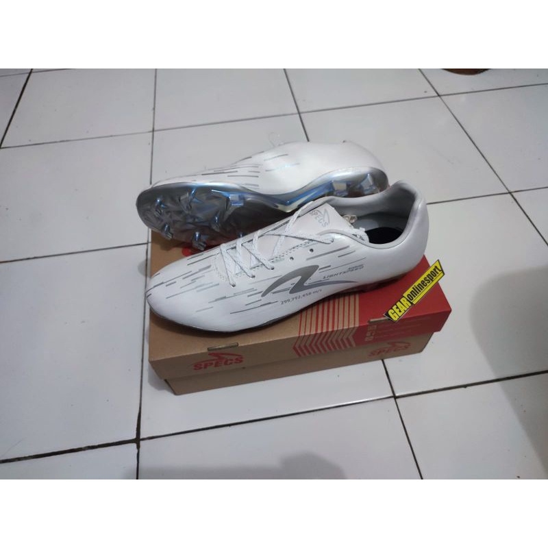 Specs Lightspeed Reborn White Silver Boaz FG
