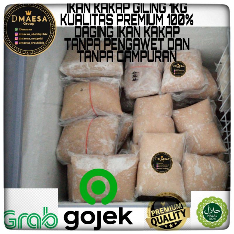 

IKAN KAKAP GILING 1KG PREMIUM ORIGINAL TANPA PENGAWET DAN TANPA CAMPURAN 100% IKAN KAKAP