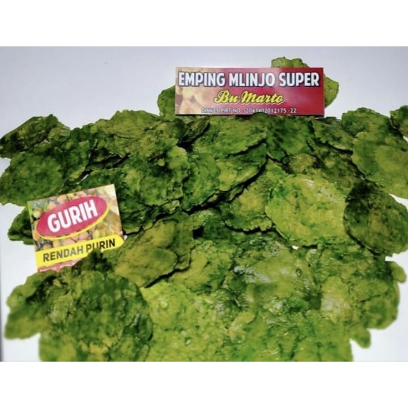 

emping melinjo no asam urat bu marto ( mentah )