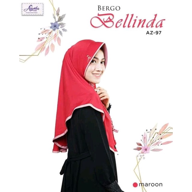 Azamka Kerudung Jilbab Bergo Belinda
