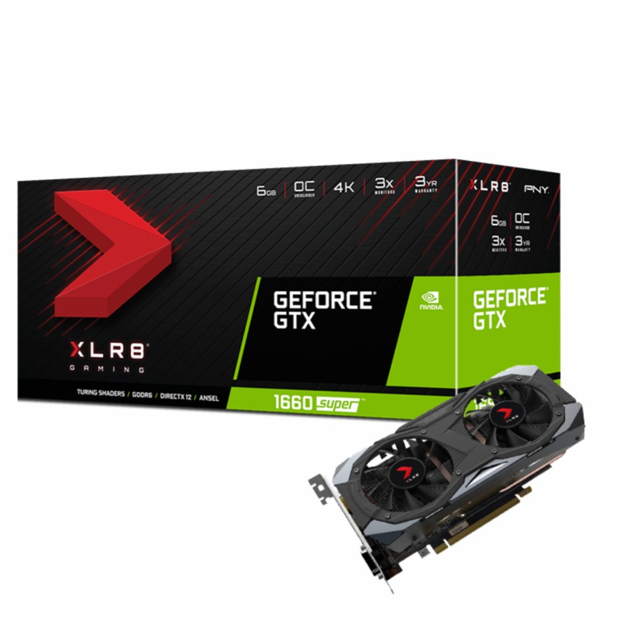 VGA Card PNY Geforce GTX 1660 Super 6GB GDDR6 Dual Fan