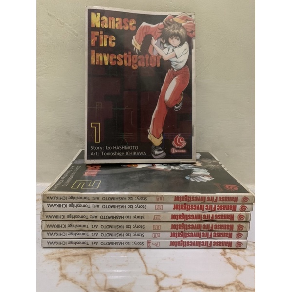 jual komik nanase fire investigator 1-7 tamat kondisi bekas rental