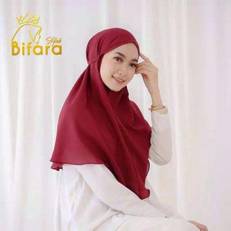 Hijab Bergo Maryam premium tali nonpet by  Bifara wolfis