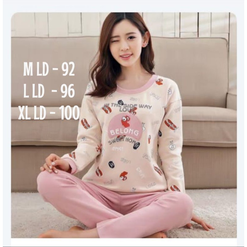 Baju Tidur Import Murah /Piyama Wanita PP Premium Murah /Fashion wanita murah/Sleepwear Import C03-C1