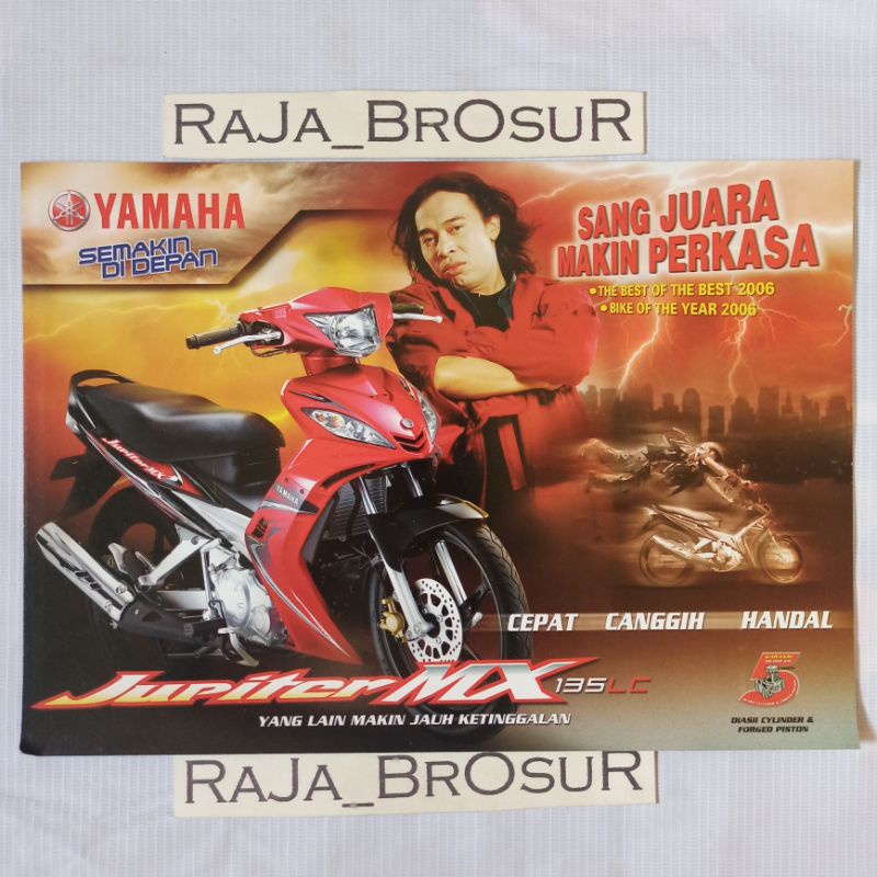 Jual Poster brosur katalog leaflet Yamaha Jupiter MX 135LC/Jupiter