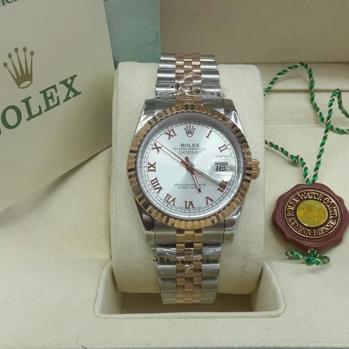 ROLEX CEWE OYSTER DATEJUST ROMAWI 36MM SUPER