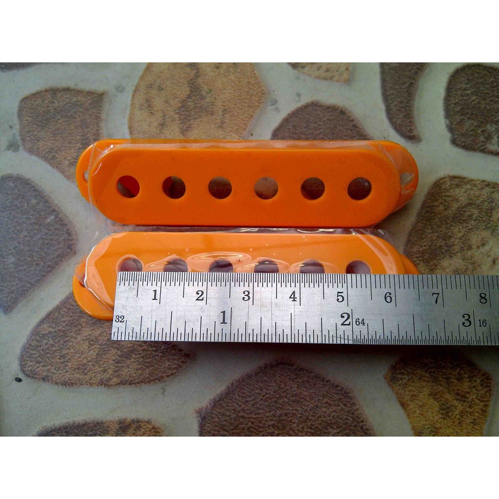 Orange 5.5mm Single Cover Pickup Gitar Warna Yellow Kuning For Ibanez Fender Strato Squier Strat inf