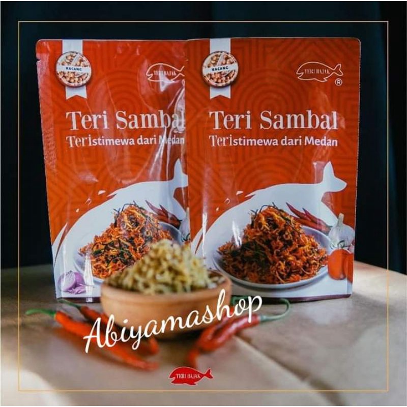 

Teri Sambal Bajak oleh-oleh khas Medan 150 gram