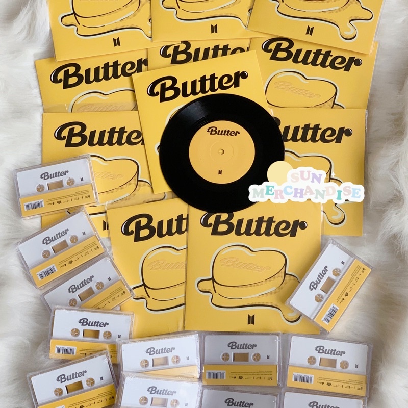 READY STOCK - BTS Digital Single “Butter” Vinyl / Cassette OFFICIAL